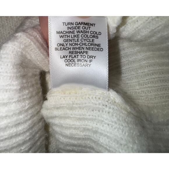 Daily Thread Cream Polka Dot Holiday Sweater | Size Large - Picture 6 of 6